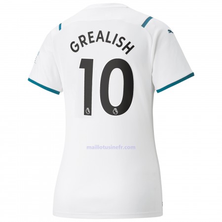 Maillot de Foot Manchester City Jack Grealish 10 Extérieur 2021-22 - Femme Maillot de Foot Manchester City Jack Grealish 10 Extérieur 2021-22 - Femme
